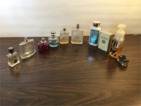 Partial perfumes and cologne