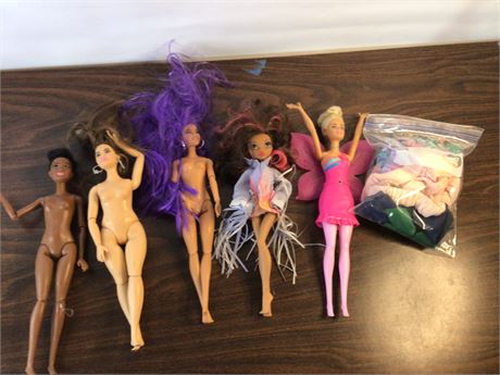 Barbie’s and girls hair pretties