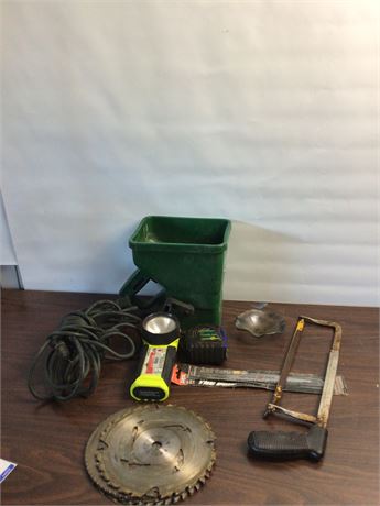 Yard tools and extension cord saw blades